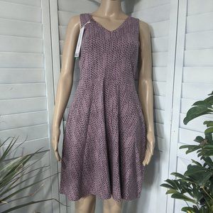 NWT Pact Snake Skin Purple Dress S